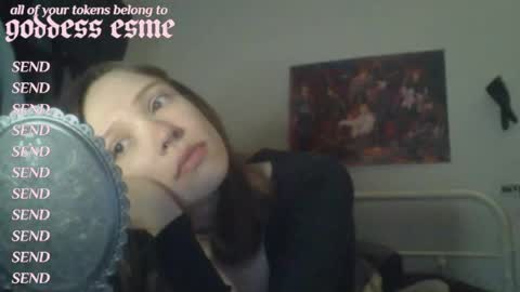 Snapshot of sendforesme chatting on April 10, 2026, 11:53 pm goddess esme online show from April 10, 2026, 11:53 pm