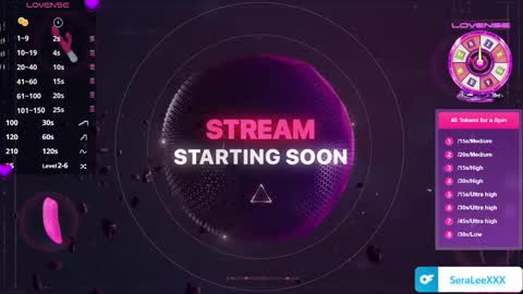 SeraLeeXXX online show from March 16, 2026, 5:06 pm