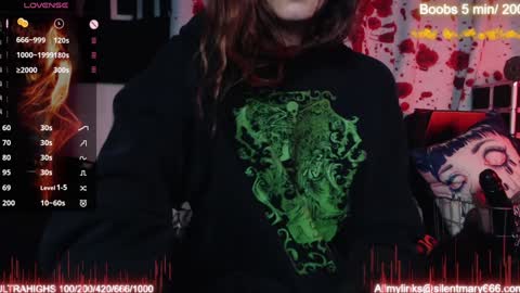 Allmylinkssilentmary666 online show from October 24, 2025, 11:17 am