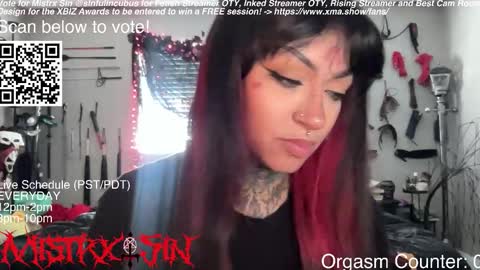 Mistrx Sin online show from March 10, 2026, 7:41 pm