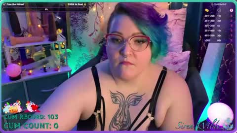 Snapshot of sirenwilde chatting on June 22, 2026, 3:58 am Siren Wilde online show from June 22, 2026, 3:58 am