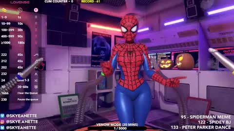 SkyeAnette online show from November 1, 2025, 1:18 am