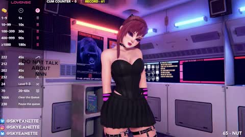 SkyeAnette online show from November 15, 2025, 2:09 am