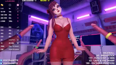 SkyeAnette online show from February 13, 2026, 2:18 am