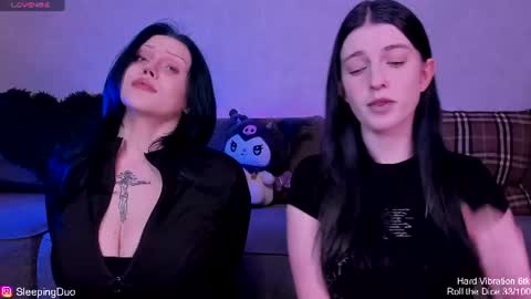 Snapshot of sleepingduo chatting on June 11, 2026, 7:23 pm Hi We are Iva and Angela Nice to meet u 3 online show from June 11, 2026, 7:23 pm