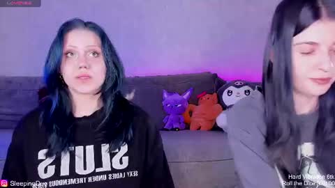 Snapshot of sleepingduo chatting on June 26, 2026, 2:54 pm Hi We are Iva and Angela Nice to meet u 3 online show from June 26, 2026, 2:54 pm