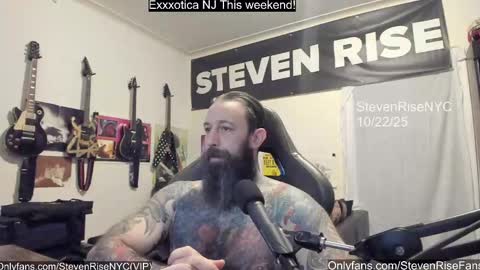 StevenRiseNYC online show from October 23, 2025, 12:48 pm
