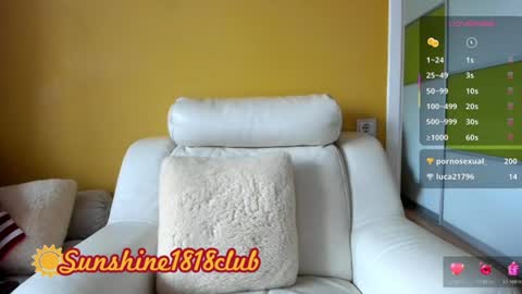 Snapshot of sunshine1818club chatting on July 7, 2026, 7:23 am Angela Sunshine1818club online show from July 7, 2026, 7:23 am