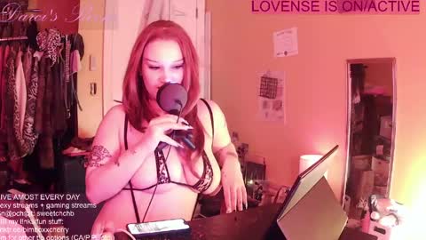 Snapshot of sweeettcherryy chatting on April 24, 2026, 5:10 am Cherry B online show from April 24, 2026, 5:10 am