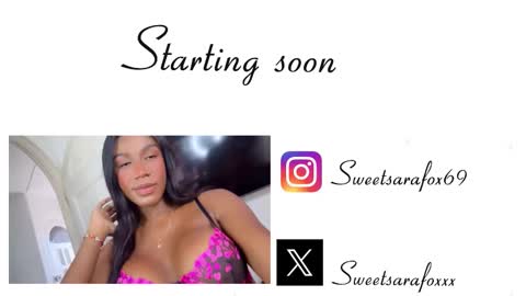 Snapshot of sweetsarafoxxx chatting on November 16, 2025, 5:07 pm Sara Sofia Libra online show from November 16, 2025, 5:07 pm