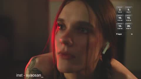 Snapshot of syaosan_ chatting on May 17, 2026, 2:57 pm syaosan_ online show from May 17, 2026, 2:57 pm