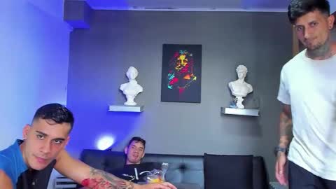 Snapshot of the_golden_boys chatting on December 13, 2025, 8:04 pm SCOTT THEO KAMERON GENDERSON online show from December 13, 2025, 8:04 pm