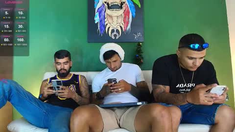 Snapshot of the_golden_boys chatting on December 15, 2025, 9:41 pm SCOTT THEO KAMERON GENDERSON online show from December 15, 2025, 9:41 pm