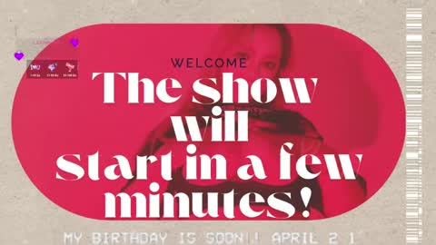 Rosie  online show from April 16, 2026, 7:14 pm
