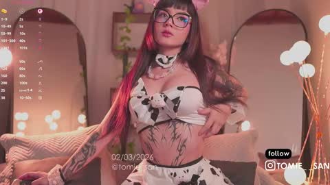 Snapshot of tomie_san chatting on March 2, 2026, 10:38 pm Tomie online show from March 2, 2026, 10:38 pm