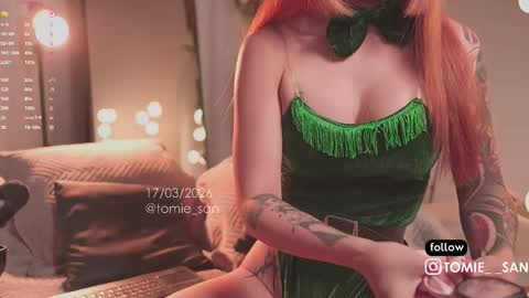 Snapshot of tomie_san chatting on March 17, 2026, 11:02 am Tomie online show from March 17, 2026, 11:02 am