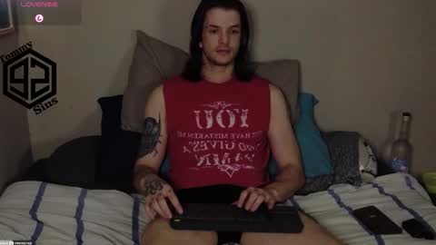 Snapshot of tommy_sins92 chatting on October 31, 2025, 9:38 pm Tommy Sins online show from October 31, 2025, 9:38 pm