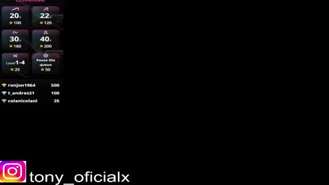 Snapshot of tony_newmen chatting on February 9, 2025, 7:19 pm tony online show from February 9, 2025, 7:19 pm