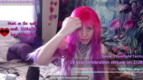 Snapshot of tricky_nymph chatting on February 27, 2026, 7:36 pm Cassie online show from February 27, 2026, 7:36 pm