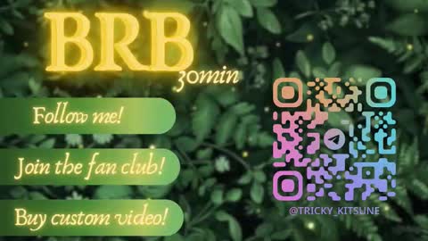 trickykitsune online show from October 27, 2025, 1:04 pm