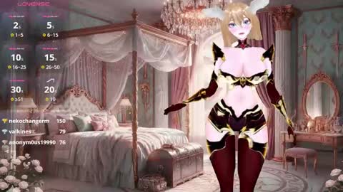 Valkie-Chan online show from November 19, 2025, 10:37 am