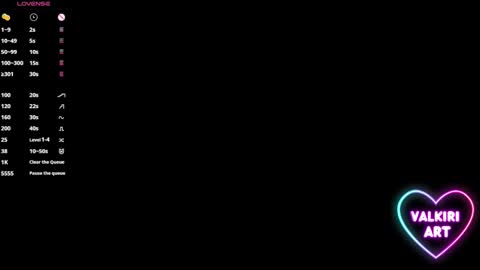 valkiriart online show from February 14, 2025, 3:54 am