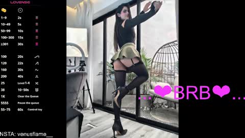Snapshot of venus_flame chatting on June 30, 2026, 11:55 am VENUS online show from June 30, 2026, 11:55 am