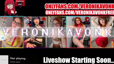 Snapshot of veronikavonk chatting on May 29, 2026, 10:02 am Veronika von Kleist online show from May 29, 2026, 10:02 am