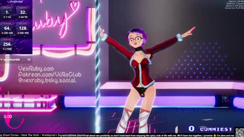 Snapshot of vexruby chatting on December 14, 2024, 2:12 am Vex Ruby online show from December 14, 2024, 2:12 am