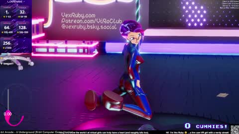 Snapshot of vexruby chatting on January 18, 2025, 2:03 am Vex Ruby online show from January 18, 2025, 2:03 am