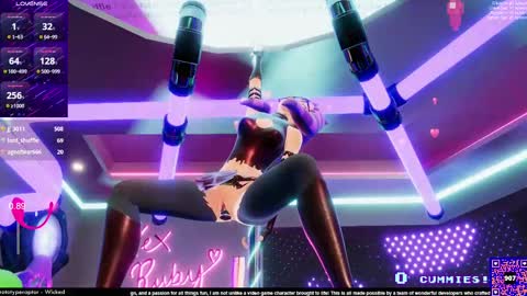 Snapshot of vexruby chatting on March 1, 2025, 2:15 am Vex Ruby online show from March 1, 2025, 2:15 am