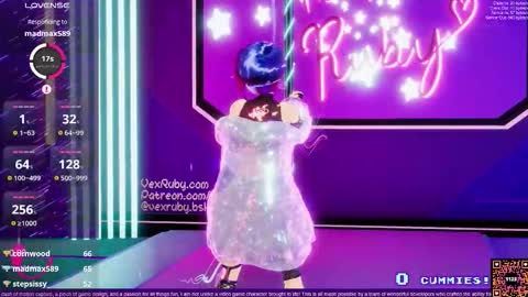 Snapshot of vexruby chatting on February 1, 2026, 1:15 am Vex Ruby online show from February 1, 2026, 1:15 am