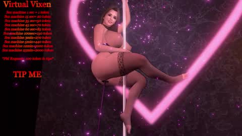 Snapshot of virtualvixenliveshow chatting on November 23, 2025, 8:47 am Virtual Vixen Live Show online show from November 23, 2025, 8:47 am