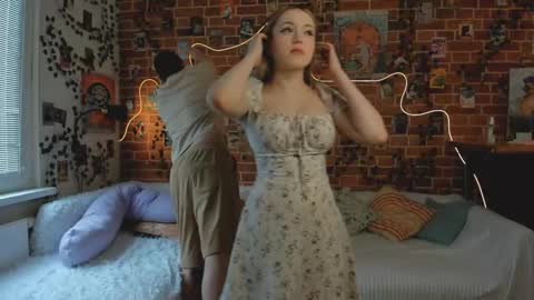 Snapshot of yami_yami_yami chatting on February 18, 2025, 11:44 am Mia and Andry  online show from February 18, 2025, 11:44 am