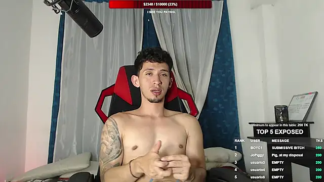 stevenSEX123 online show from March 12, 2026, 5:02 am