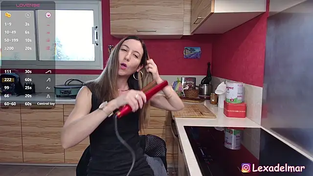 Lexa del mar online show from April 13, 2026, 7:58 am