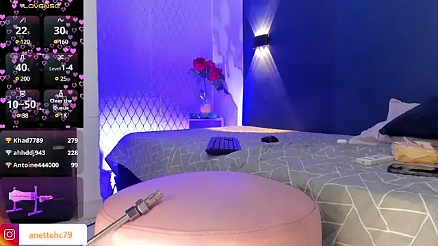 Snapshot of Anette_ chatting on January 9, 2025, 7:50 pm Anette online show from January 9, 2025, 7:50 pm