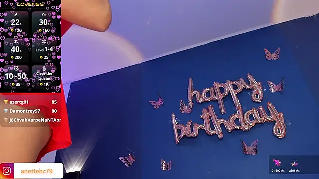 Snapshot of Anette_ chatting on January 16, 2025, 1:48 am Anette online show from January 16, 2025, 1:48 am