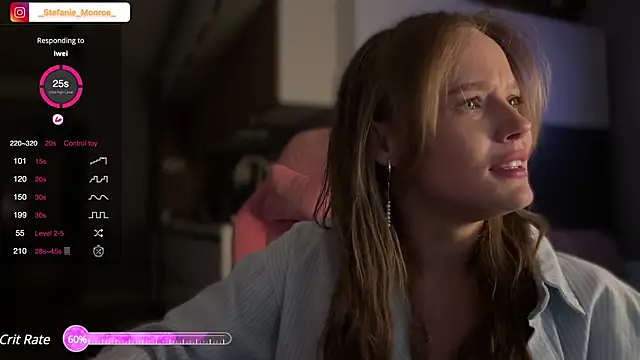 Snapshot of _Stefanie_Collins_ chatting on January 26, 2025, 7:09 pm Stefanie Collins online show from January 26, 2025, 7:09 pm