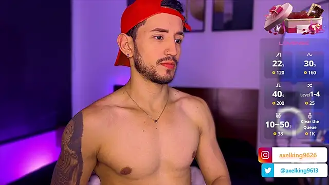 AxelKing1326 online show from February 14, 2026, 12:29 am