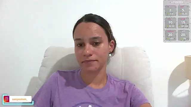 Snapshot of SamanthaWatson chatting on June 22, 2026, 11:46 pm SamanthaWatson online show from June 22, 2026, 11:46 pm