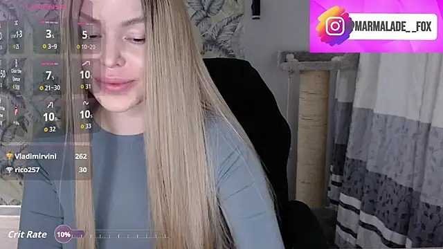 Marmalade Fox online show from February 16, 2026, 5:09 pm