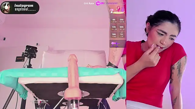 Snapshot of Angelst__ chatting on October 6, 2025, 6:55 am Angelst online show from October 6, 2025, 6:55 am