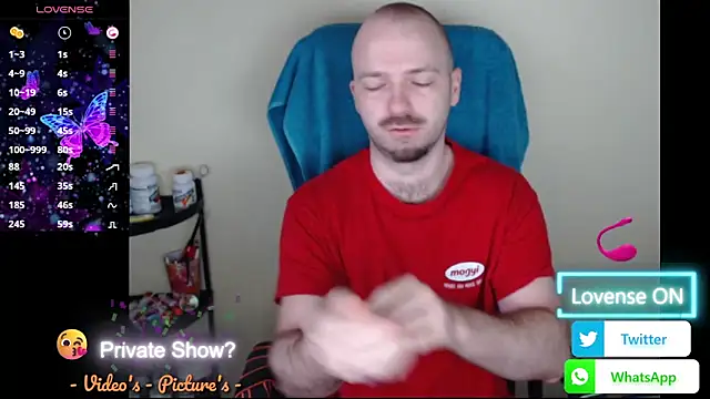 Snapshot of RealManHaveHairy chatting on February 22, 2026, 6:24 am RealManHaveHairy online show from February 22, 2026, 6:24 am