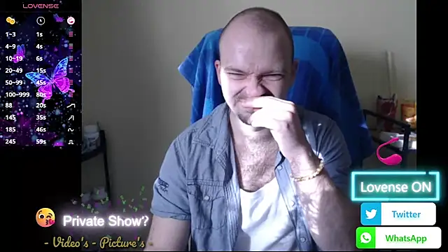 Snapshot of RealManHaveHairy chatting on March 23, 2026, 6:17 am RealManHaveHairy online show from March 23, 2026, 6:17 am