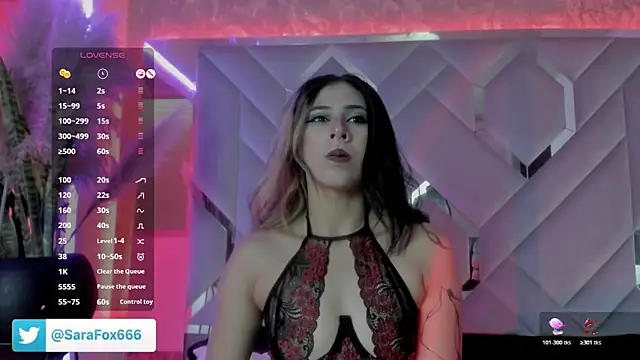 Sara Foxx1 online show from November 1, 2025, 8:33 pm