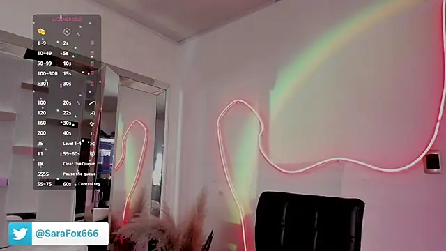 Sara Foxx1 online show from April 11, 2026, 5:50 pm