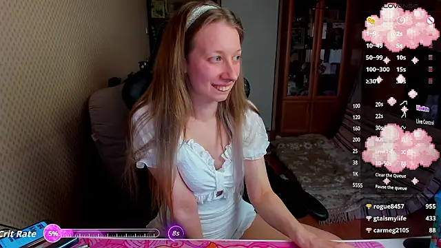 cutieMila online show from March 27, 2026, 1:11 pm