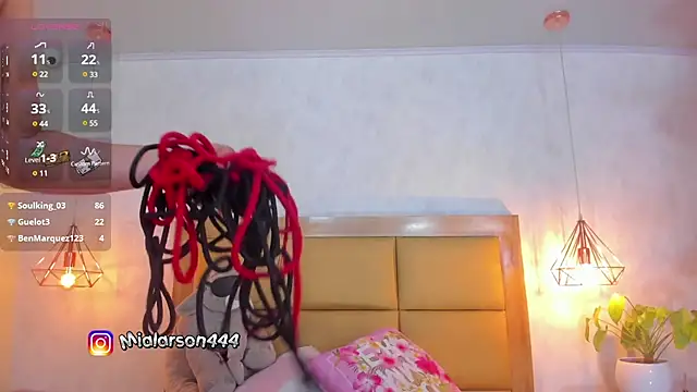 LARSONMIA online show from March 14, 2025, 6:18 pm