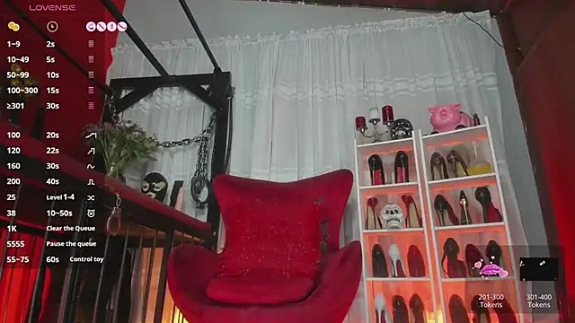 MistressAndre online show from March 27, 2026, 9:14 pm